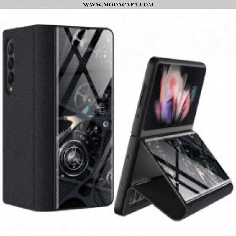 Capa De Celular Para Samsung Galaxy Z Fold 3 5G Flip Mecanismo De Vidro Temperado Gkk