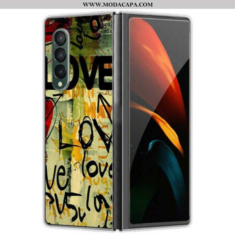 Capa Para Samsung Galaxy Z Fold 3 5G Amor E Amor