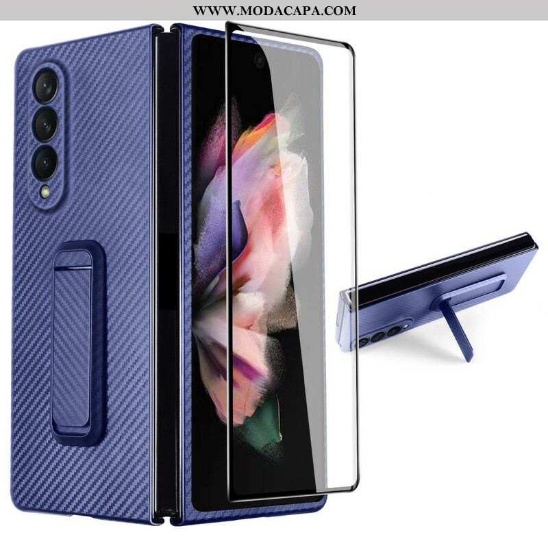 Capa Para Samsung Galaxy Z Fold 3 5G Capa Proteção Suporte E Protetor De Tela