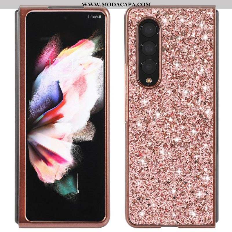 Capa Para Samsung Galaxy Z Fold 3 5G Lantejoulas