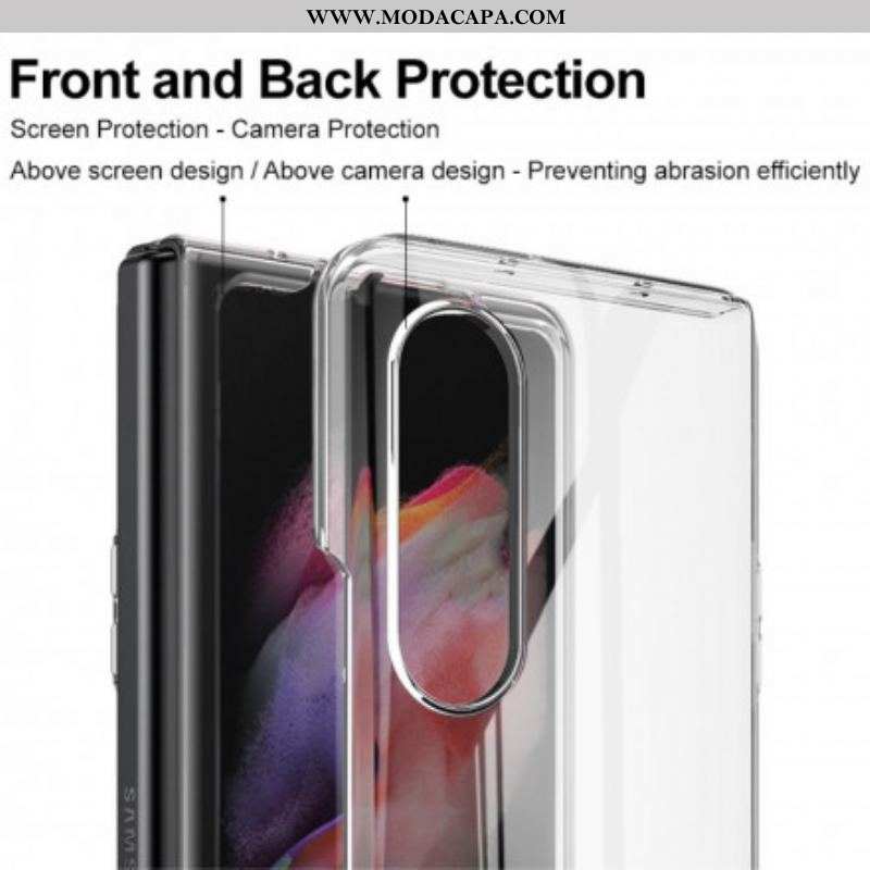 Capa Para Samsung Galaxy Z Fold 3 5G Imak Transparente