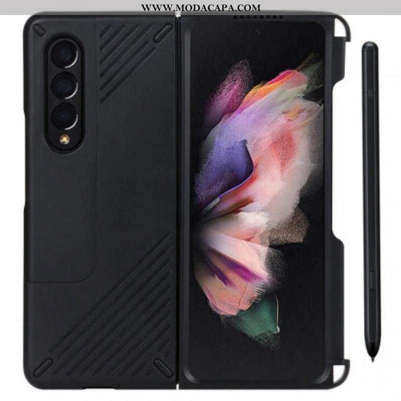 Capa Para Samsung Galaxy Z Fold 3 5G Design De Suporte De Caneta