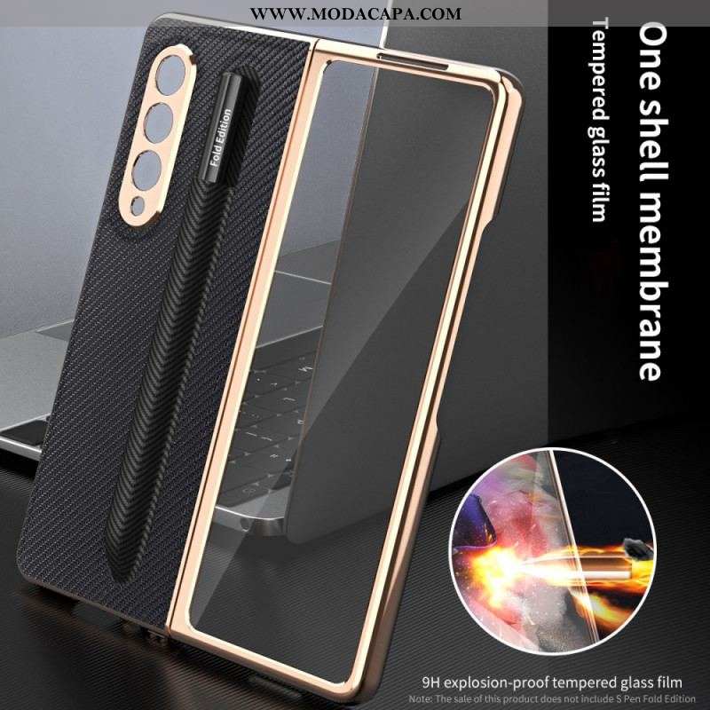 Capa Para Samsung Galaxy Z Fold 3 5G Capa Proteção Protetor De Tela E Suporte Para Caneta