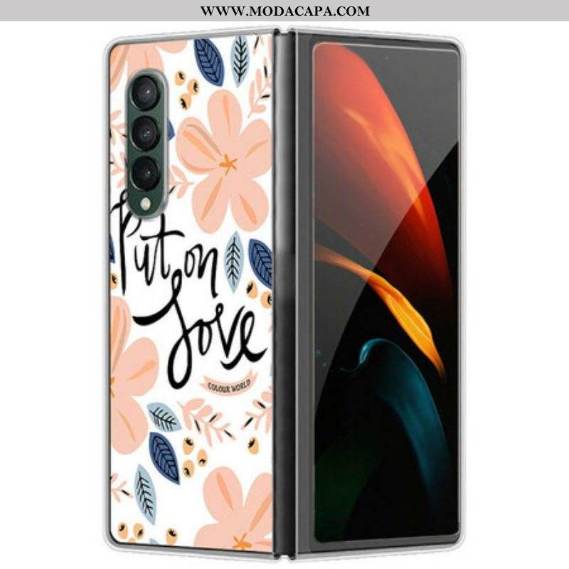 Capa Para Samsung Galaxy Z Fold 3 5G Coloque Amor