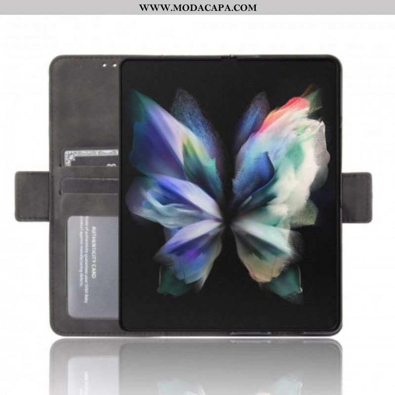 Capa Flip Para Samsung Galaxy Z Fold 3 5G Multi-card Premier Class