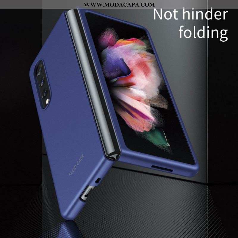 Capa Para Samsung Galaxy Z Fold 4 Invólucro Metálico Flod