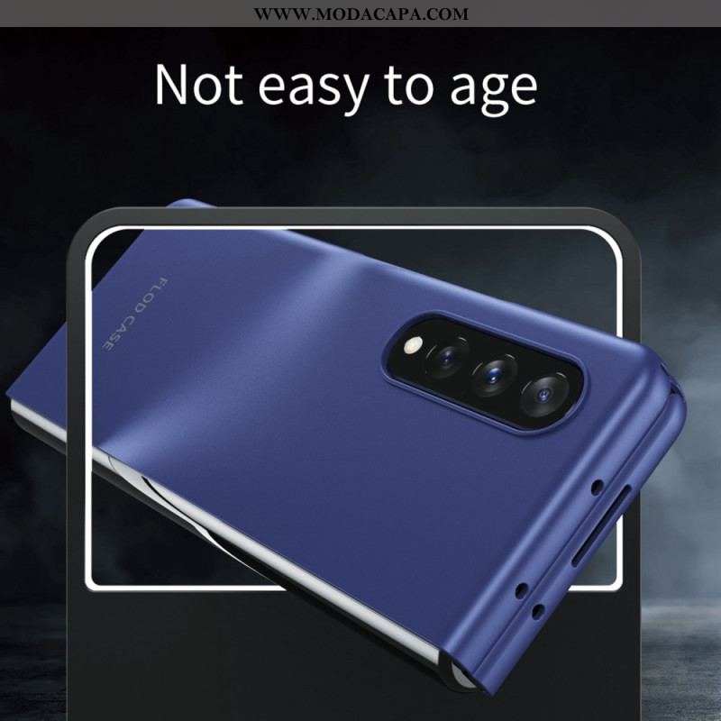 Capa Para Samsung Galaxy Z Fold 4 Invólucro Metálico Flod