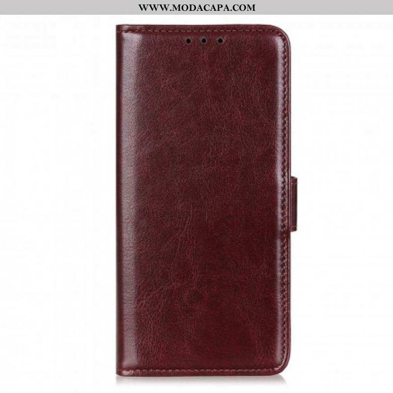 Capa Flip Para Sony Xperia 1 III Refinamento De Couro Sintético