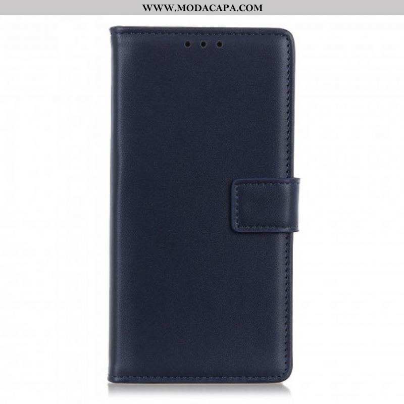 Capa Flip Para Sony Xperia 1 III Couro Sintético Liso