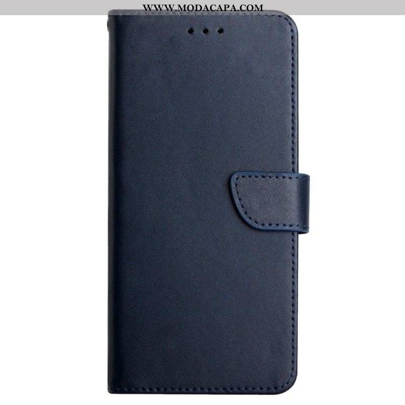 Capa De Couro Para Sony Xperia 1 IV Couro Napa Genuíno