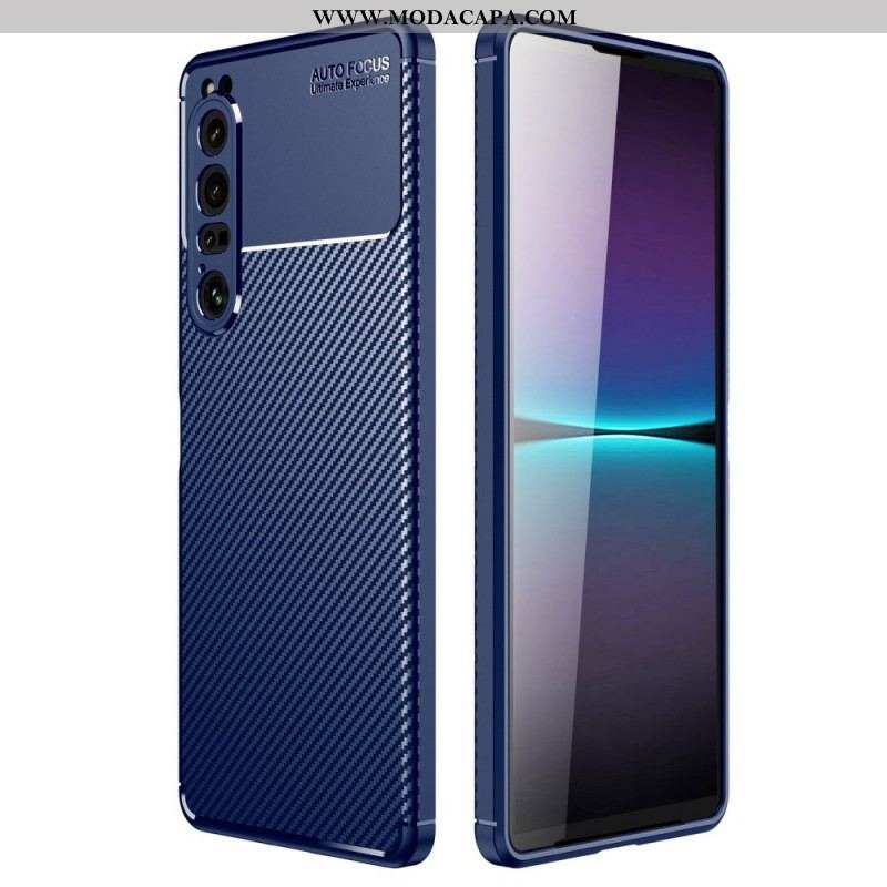 Capa Para Sony Xperia 1 IV Fibra De Carbono