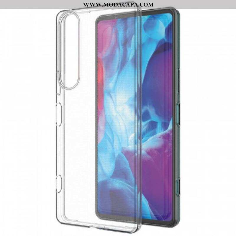 Capa Para Sony Xperia 1 IV Flexível Transparente