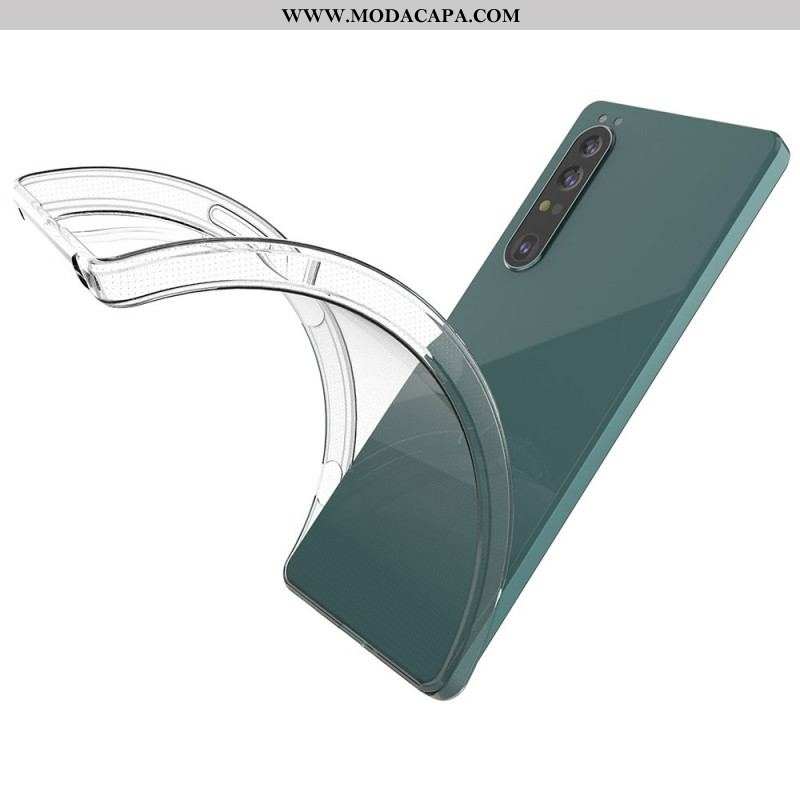 Capa Para Sony Xperia 1 IV Flexível Transparente