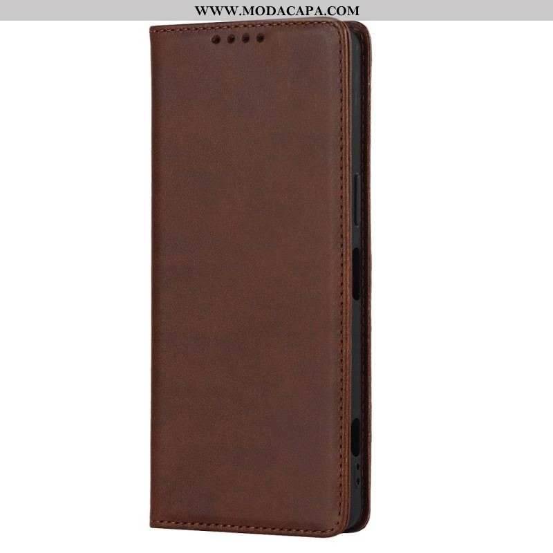 Capa De Celular Para Sony Xperia 1 IV Flip Estilo Classico