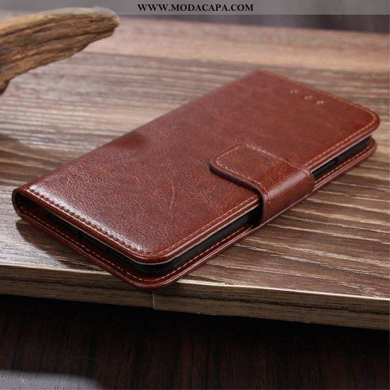 Capa Flip Para Sony Xperia 1 IV Estilo Vintage