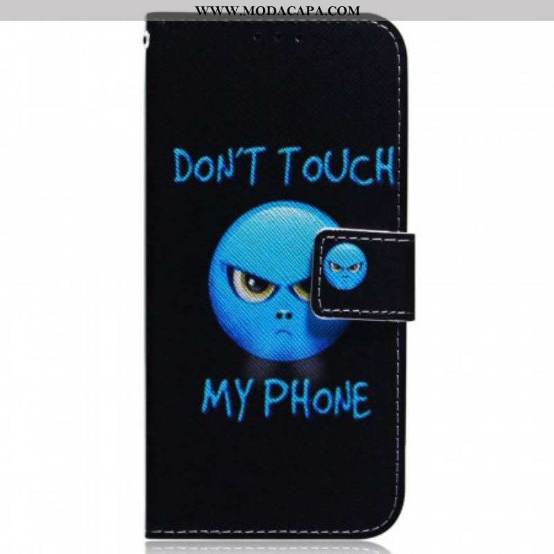 Capa Flip Para Sony Xperia 1 IV Emoji Telefone