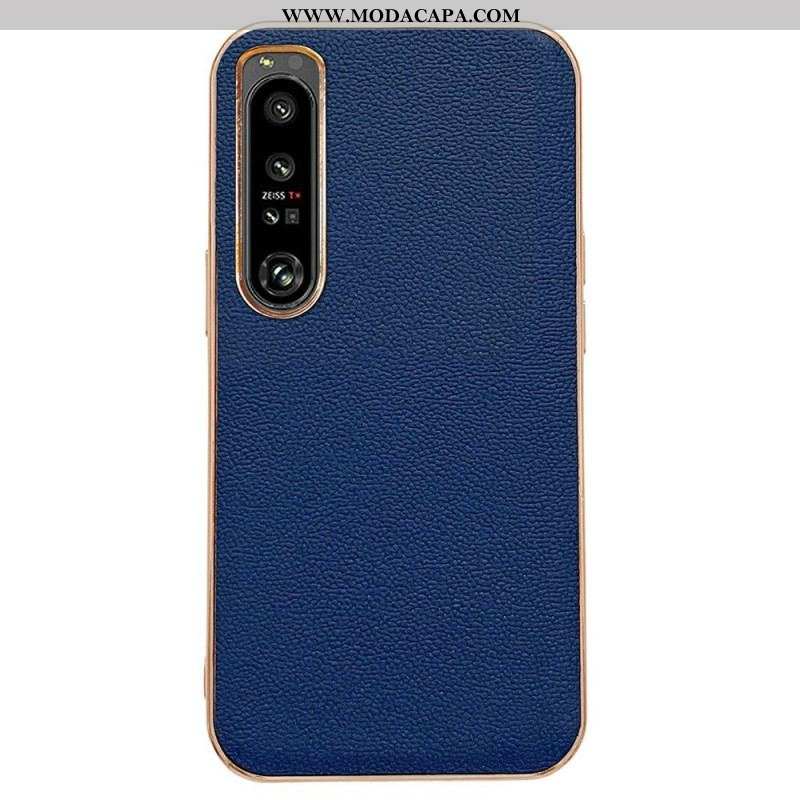 Capa Para Sony Xperia 1 IV Couro Legitimo