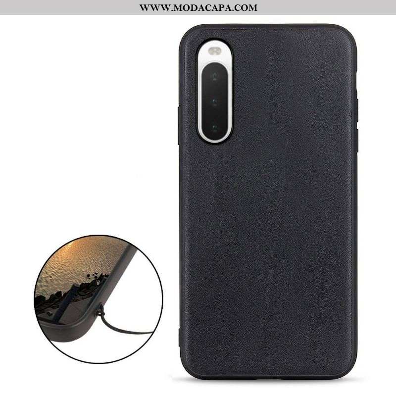 Capa Para Sony Xperia 10 IV Couro