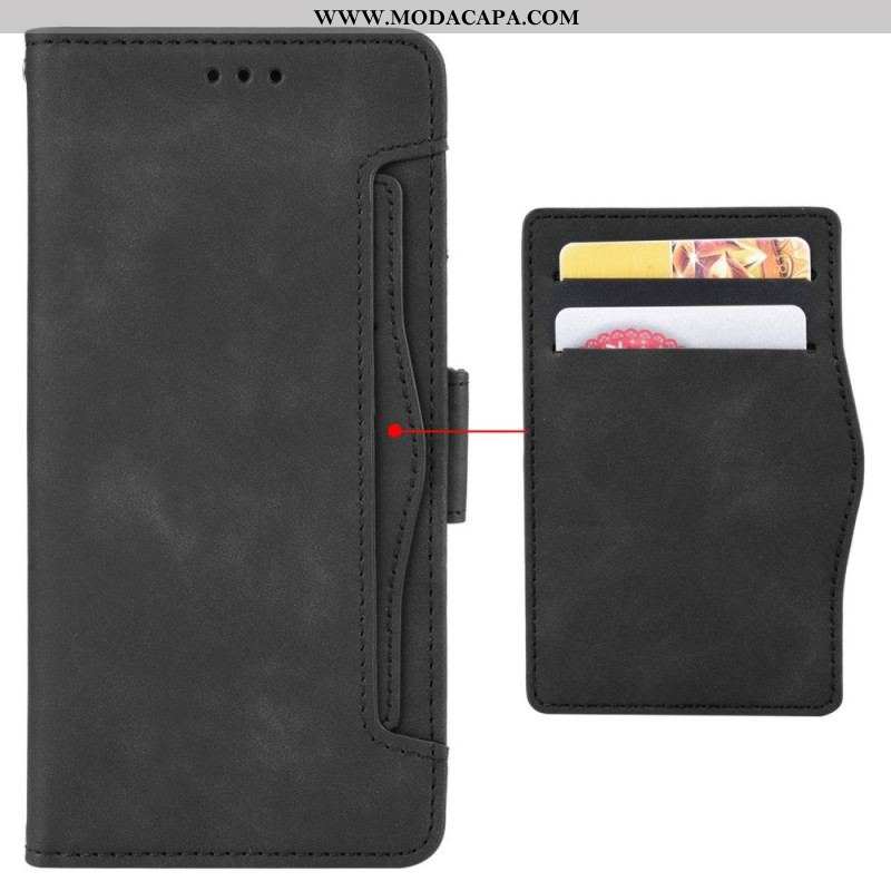 Capa De Couro Para Sony Xperia 10 IV Multi-card Premier Class