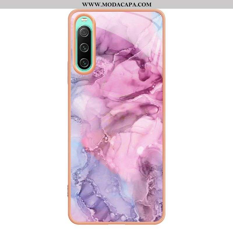 Capa De Celular Para Sony Xperia 10 IV Mármore