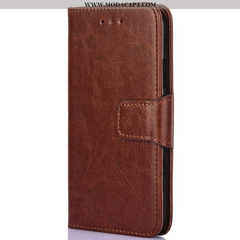 Capa De Couro Para Sony Xperia 10 IV Vintage