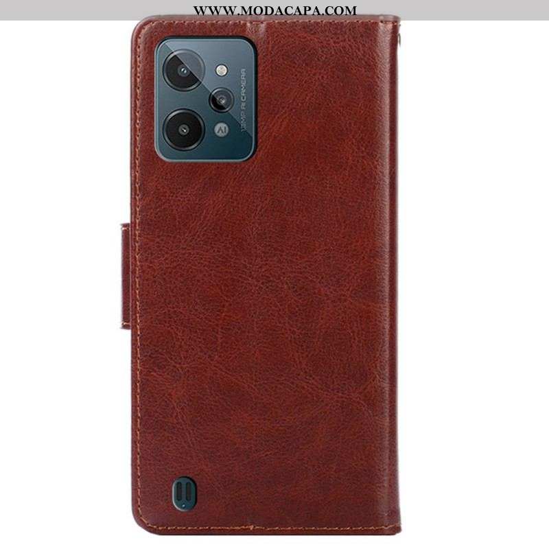 Capa De Couro Para Sony Xperia 10 IV Vintage