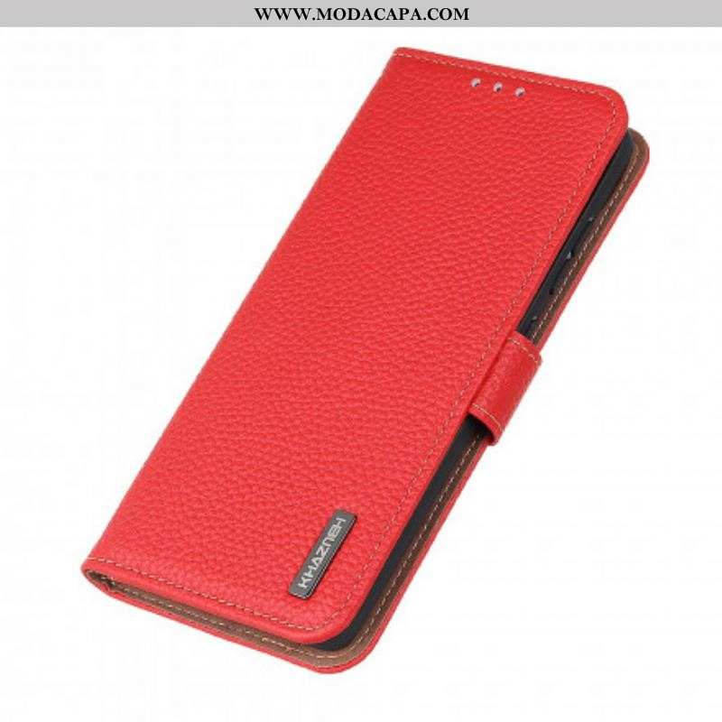 Capa Flip Para Sony Xperia 5 III Khazneh Lichia Couro