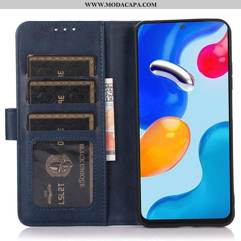 Capa Flip Para Sony Xperia 5 IV Estilo Clássico De Couro