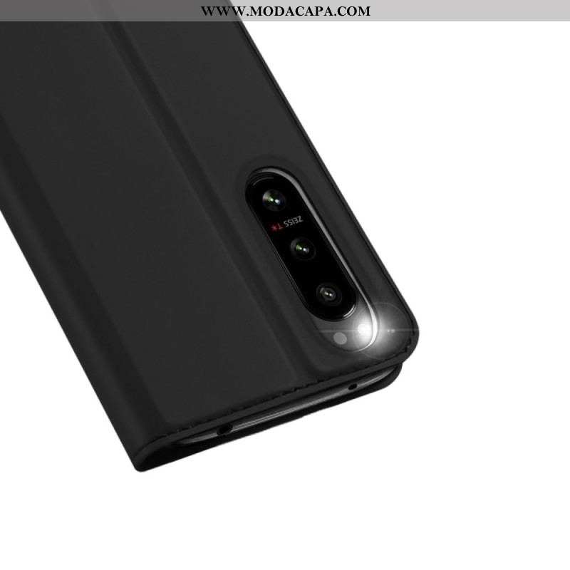 Capa Flip Para Sony Xperia 5 IV Skin Pro Dux Ducis