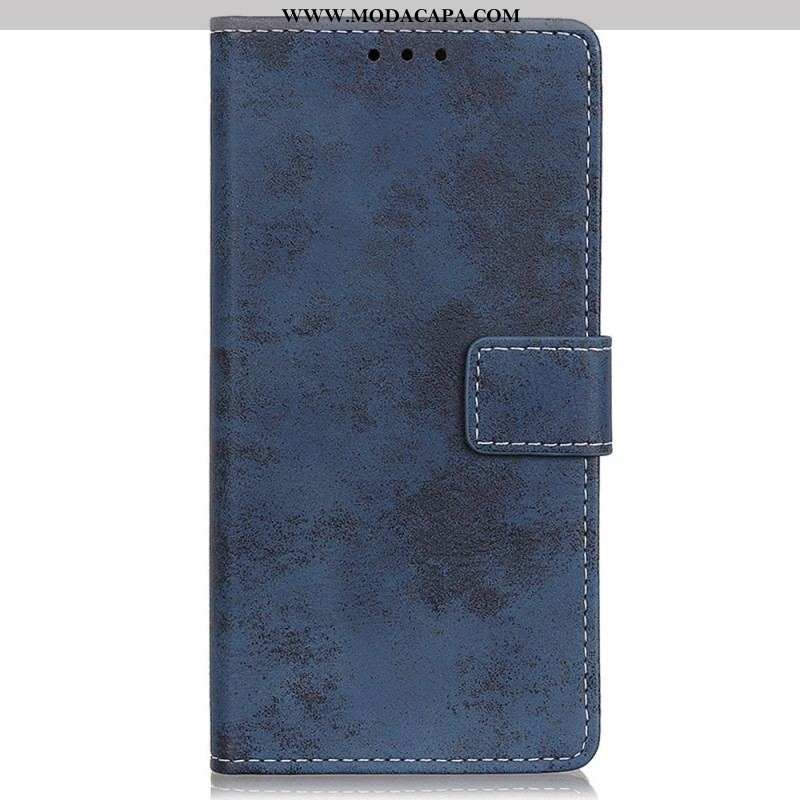 Capa Flip Para Sony Xperia Pro-I Efeito Couro Vintage