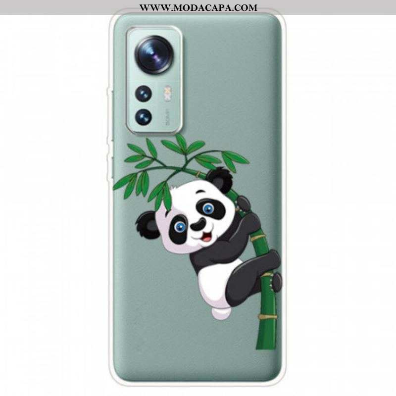 Capa Para Xiaomi 12 / 12X Panda Em Bambu