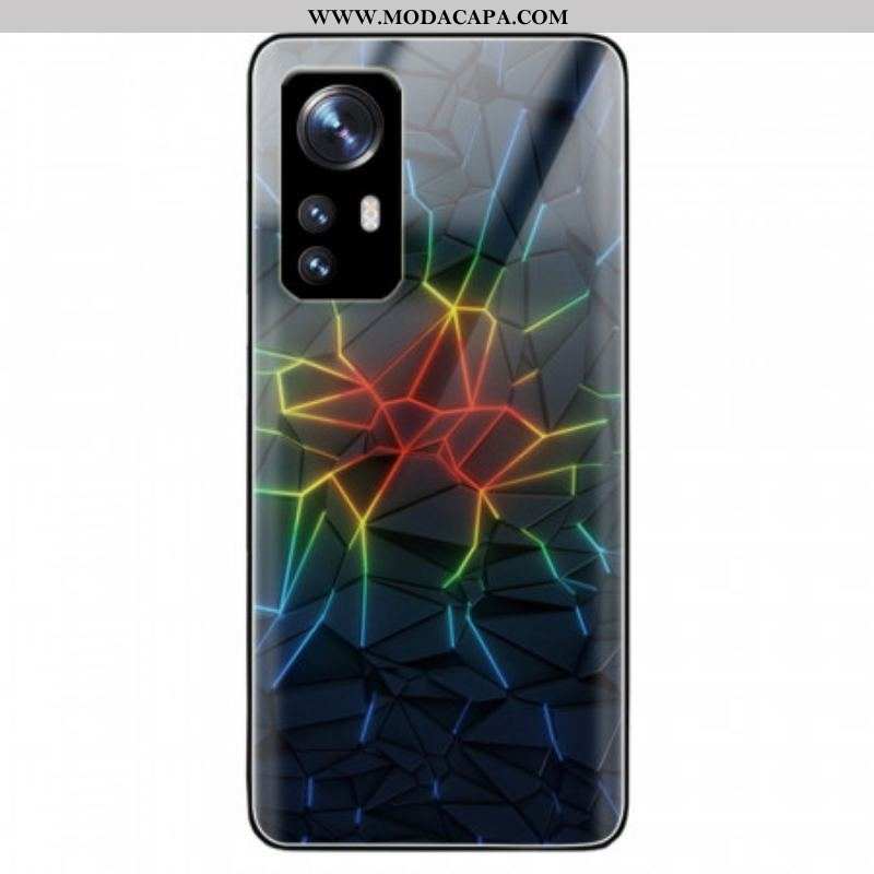 Capa De Celular Para Xiaomi 12 / 12X Geometria Vidro Temperado