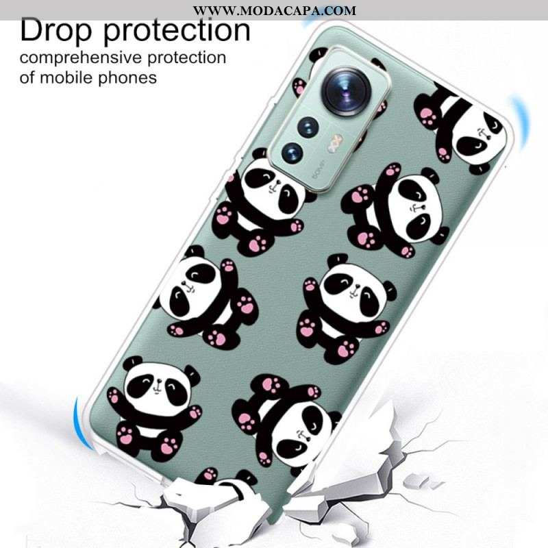 Capa Para Xiaomi 12 / 12X Top Pandas Divertidos