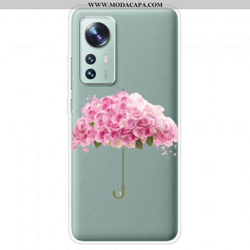 Capa Para Xiaomi 12 / 12X Guarda-chuva Floral