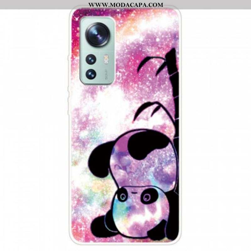 Capa De Celular Para Xiaomi 12 / 12X Panda E Bambu