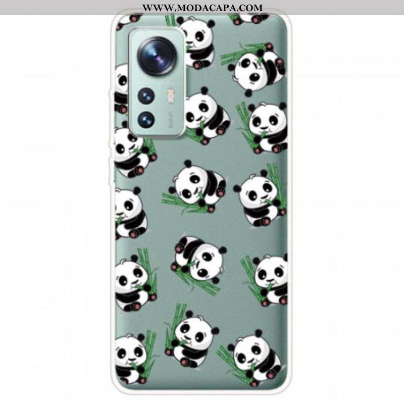 Capa Para Xiaomi 12 / 12X Pequenos Pandas