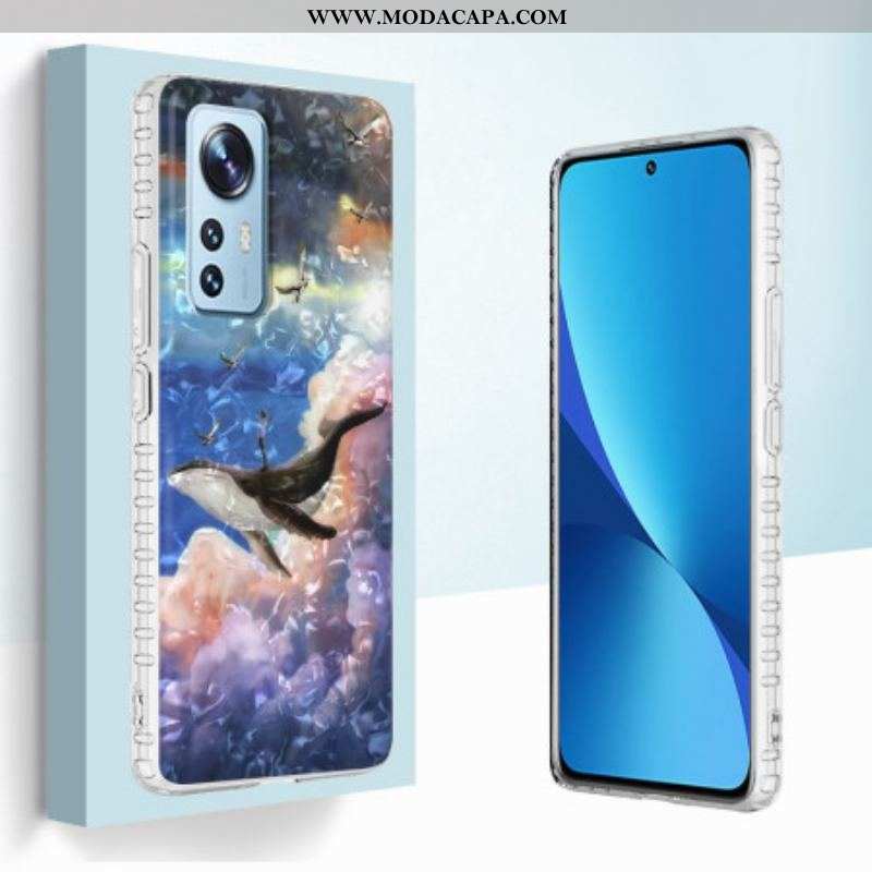 Capa Para Xiaomi 12 / 12X Baleia Estilizada