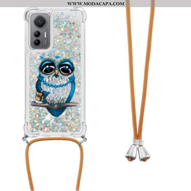 Capa Para Xiaomi 12 Lite De celular Cordão De Lantejoulas Mrs. Owl