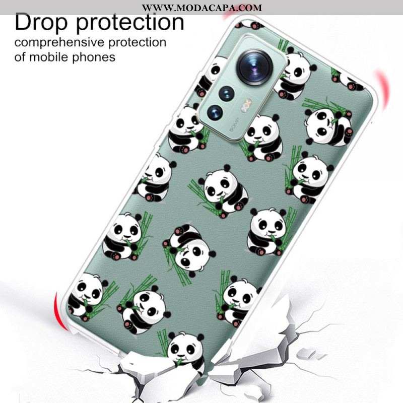 Capa Para Xiaomi 12 Pro Pandas