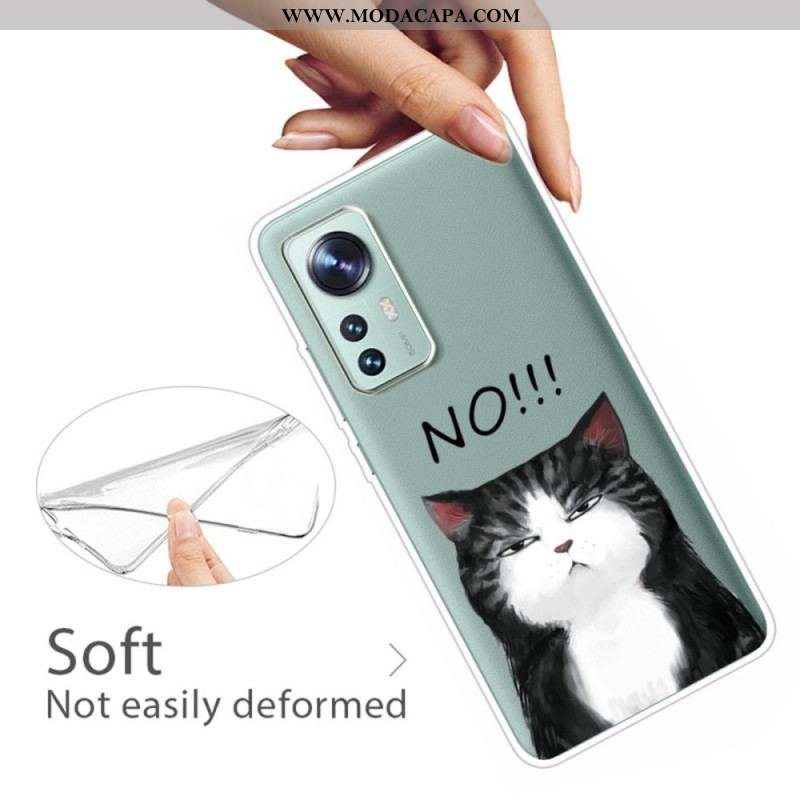 Capa De Celular Para Xiaomi 12 Pro Silicone Cat No