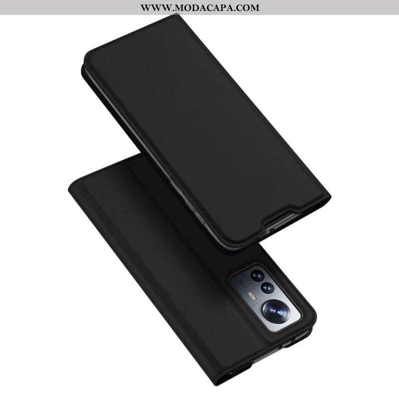 Capa De Celular Para Xiaomi 12 Pro Flip Skin Pro Dux Ducis