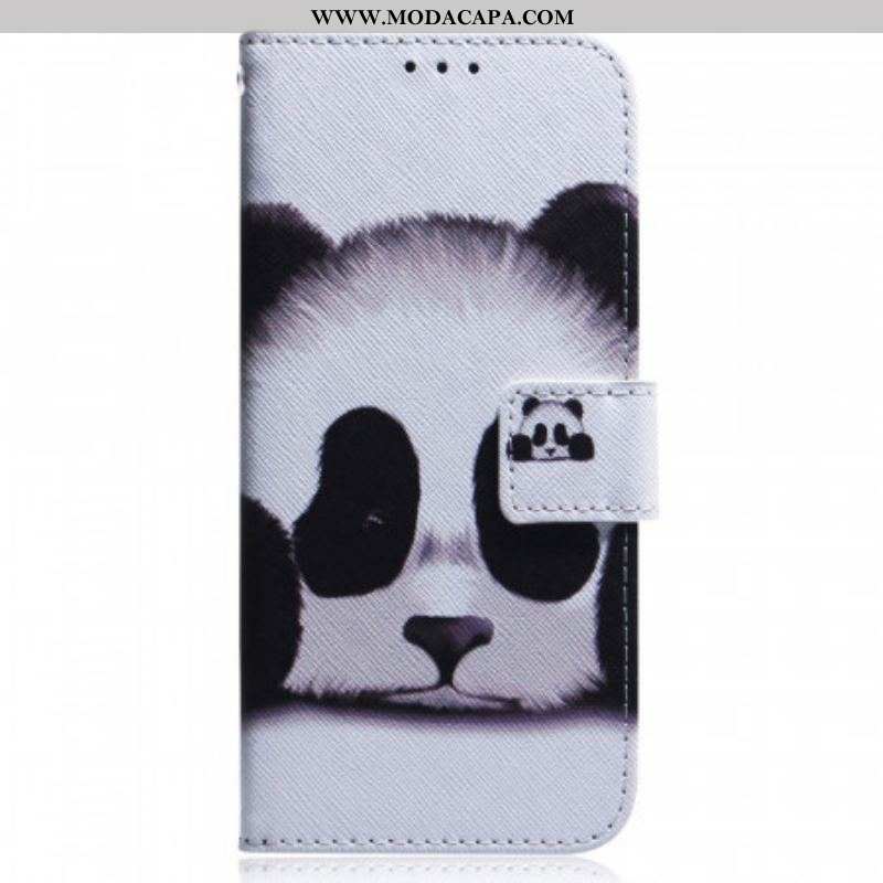 Capa De Couro Para Xiaomi 12 Pro Panda