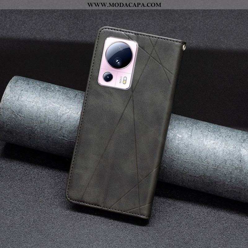 Capa De Celular Para Xiaomi 13 Lite Flip Diamantes