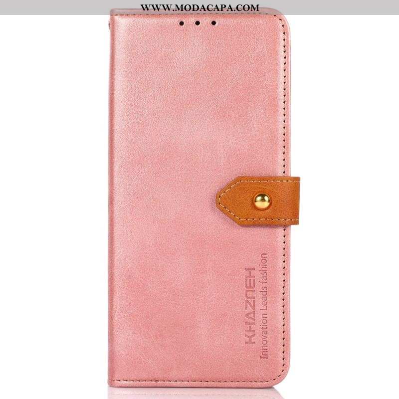 Capa Flip Para Xiaomi 13 Pro Com Alça Khazneh