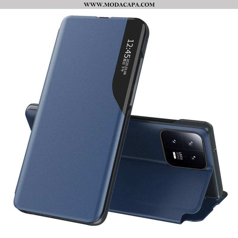 Capa De Celular Para Xiaomi 13 Pro Couro Sintético