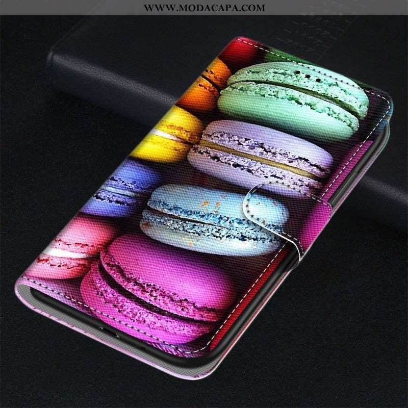 Capa De Couro Para Xiaomi 13 Pro Macarons