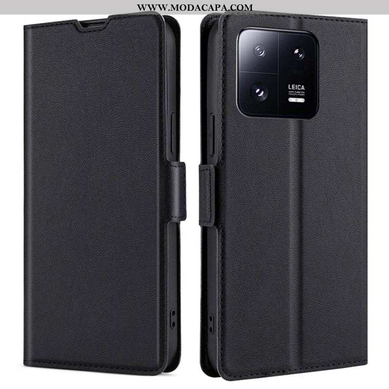 Capa Flip Para Xiaomi 13 Pro Ultrafino