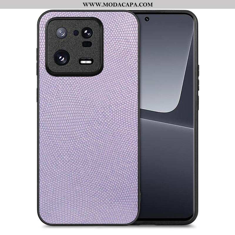 Capa Para Xiaomi 13 Pro Estilo Cor De Couro