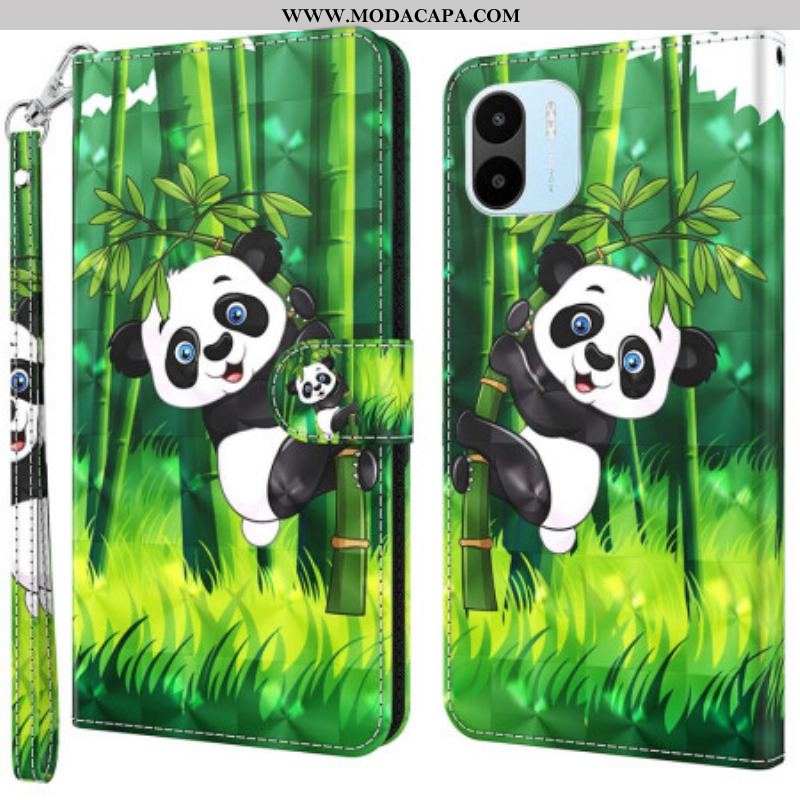 Capa Flip Para Xiaomi Redmi A1 Panda E Bambu