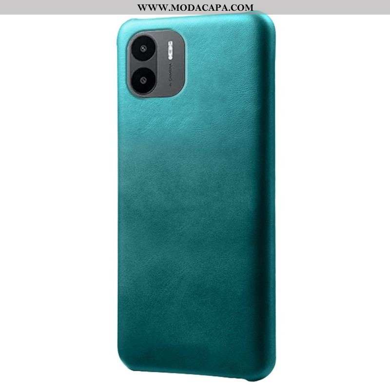 Capa Para Xiaomi Redmi A1 Efeito Couro Ksq